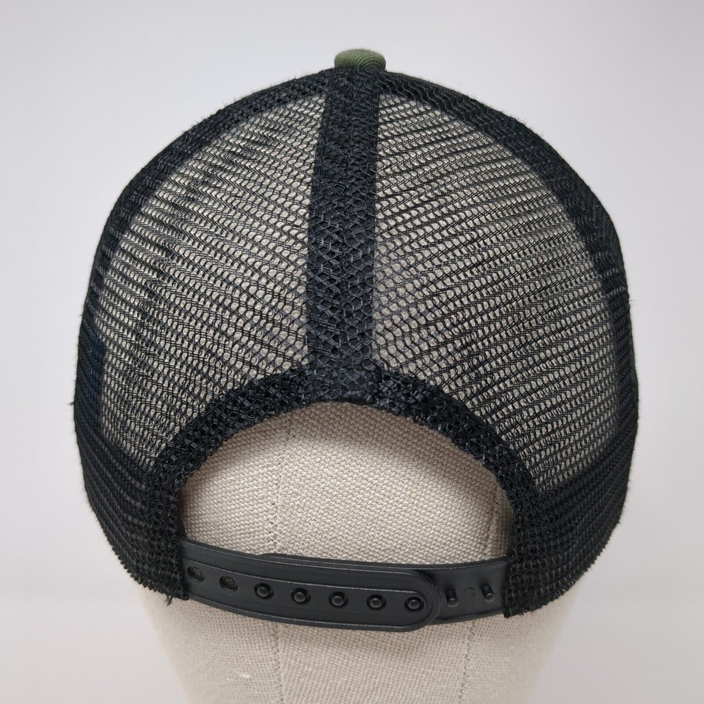 Fish Cork Patch Snapback Trucker Hat Multi One Size Mesh Back George