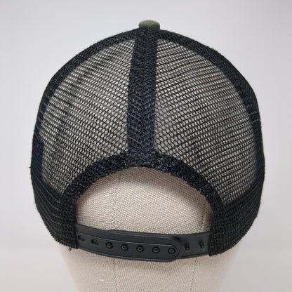 Fish Cork Patch Snapback Trucker Hat Multi One Size Mesh Back George