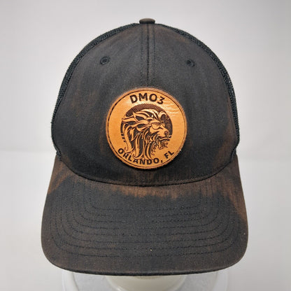 DM03 Orlando FL Snapback Trucker Hat Black OS Adjustable Mesh Back Richardson