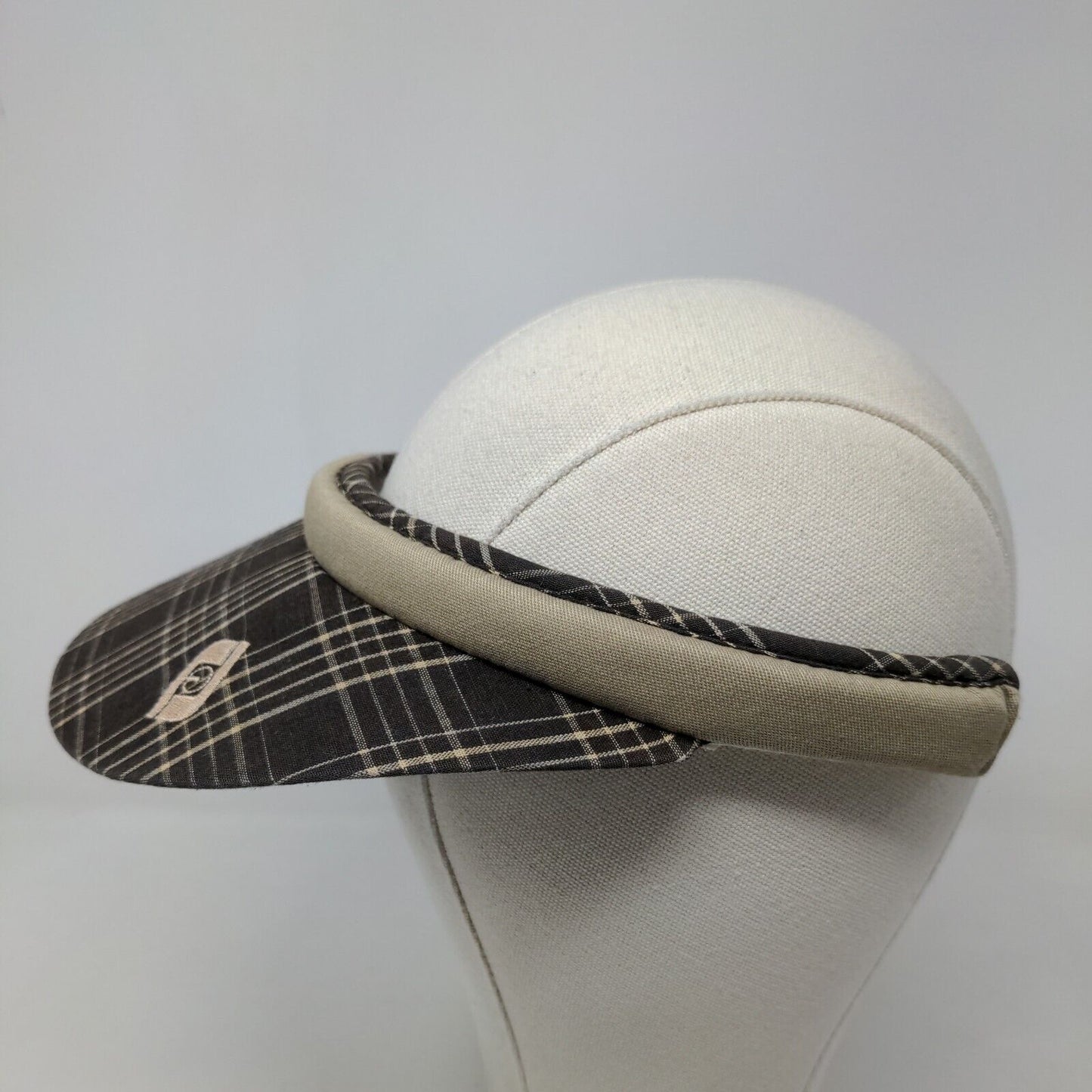 Foot-Joy Women's Golf Sun Visor Cap Hat Multicolor Plaid Made in USA