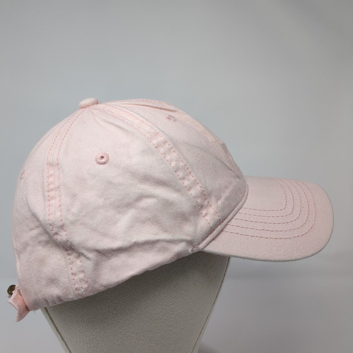Unbranded Slideback Hat Pink Rose Blush One Size Adjustable Blank