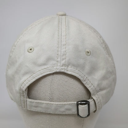 Triangle Sport Baseball Cap Beige OS Hat I Caught Crabs Long Beach WA Slideback