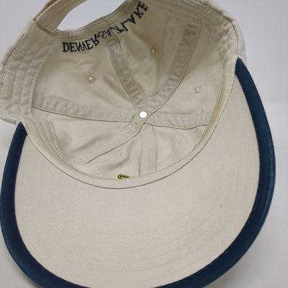 Baseball Cap Beige One Size H&S Denver Salt Lake Since 1970 Strapback Trim Hat