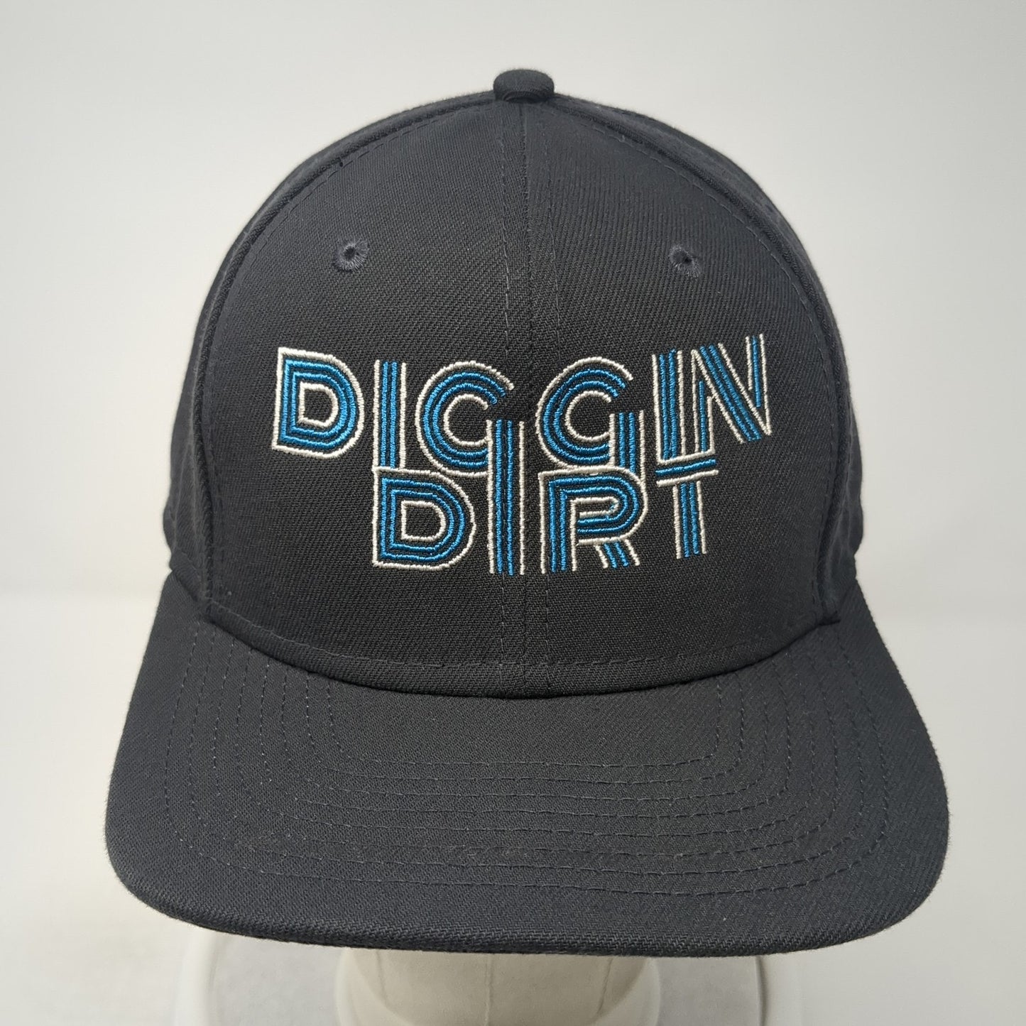 Diggin Dirt Snapback Hat Gray One Size Adjustable Embroidered 9Fifty New Era