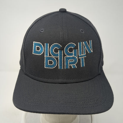 Diggin Dirt Snapback Hat Gray One Size Adjustable Embroidered 9Fifty New Era
