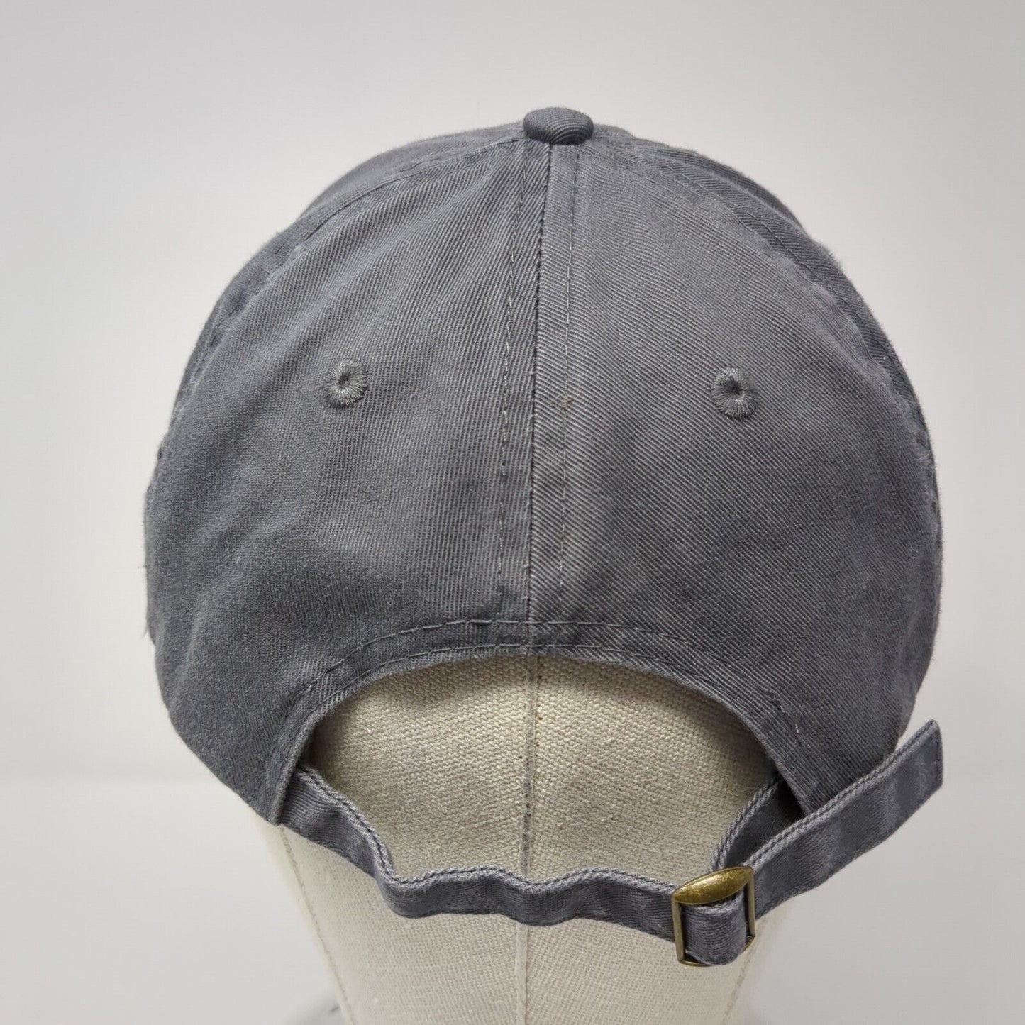 Dog Mom Slideback Hat Gray One Size Embroidered Paw Open Road 6 Panel