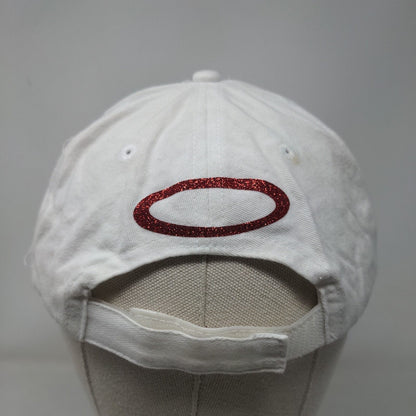 My Halo Slays Strapback Hat White One Size Adjustable 6 Panel Big X