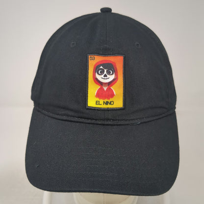Disney Pixar Coco El Nino Loteria Card Black One Size Baseball Cap Hat Guitar