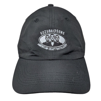 Kozuba & Sons American Craft Distillery Strapback Hat Black OSFA Antigua