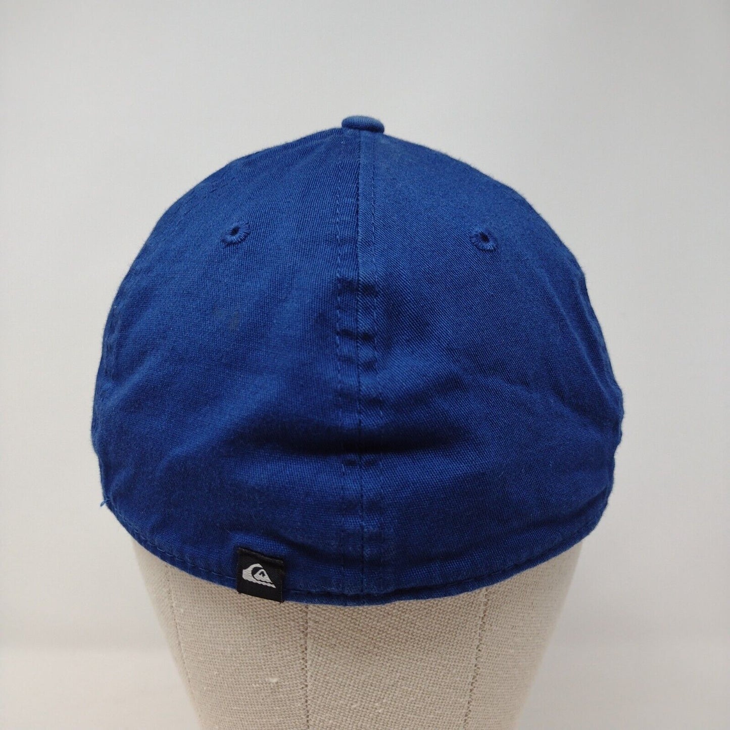 Quiksilver Fitted Hat Blue OSFM Embroidered Vented Holes 39Thirty New Era