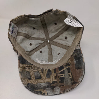 Rockwater Energy Solutions Strapback Hat Camouflage OSFA Embroidered Katl Cap