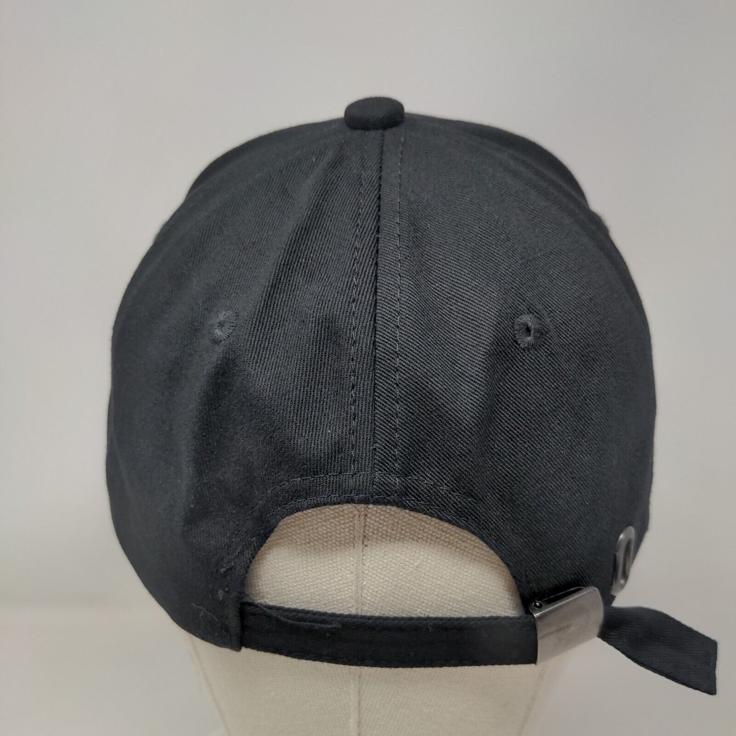 Unbranded Slideback Hat Black One Size Adjustable Vent Holes Blank