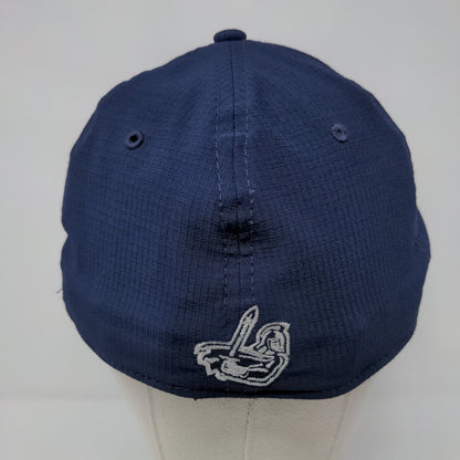 Sterling College Fitted Hat Blue L/XL Solid Embroidered Under Armour