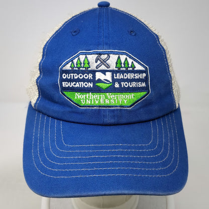 Sportsman Baseball Cap Blue One Size Northern Vermont University Mesh Back Hat