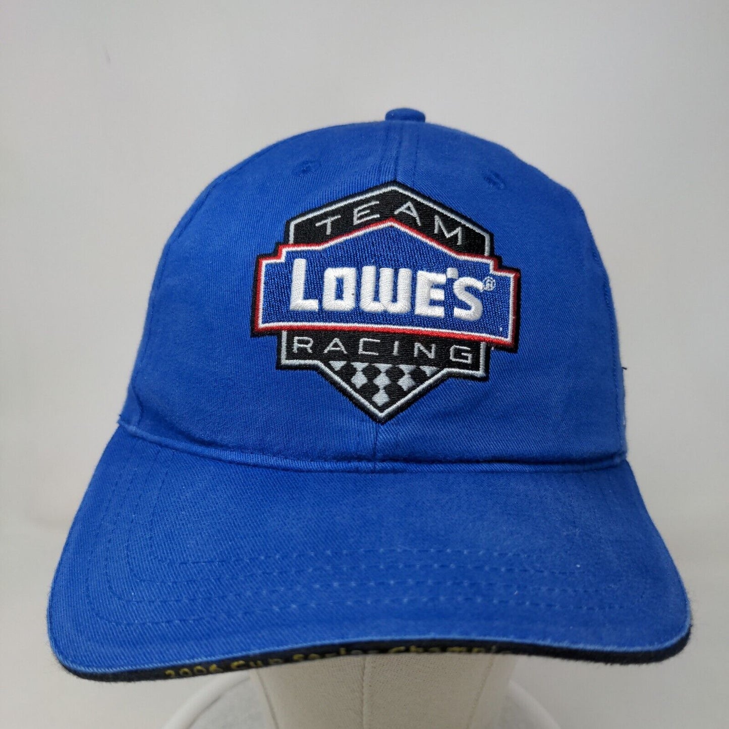 NASCAR Men's Strapback Hat Blue OSFA #48 Embroidered Jimmie Johnson Embroidered