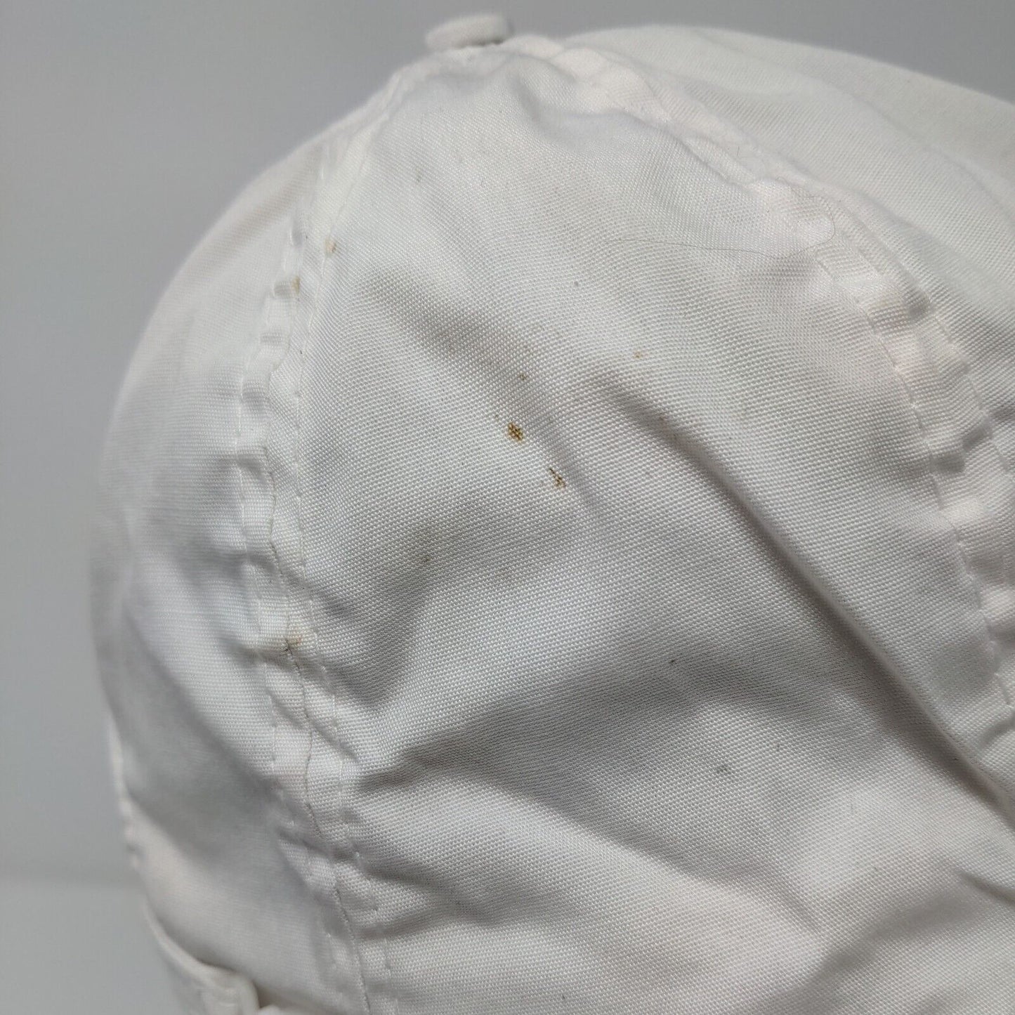 Millie Mountaineer Strapback Rope Hat White OSFA Adjustable Embroidered