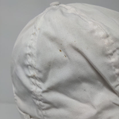 Millie Mountaineer Strapback Rope Hat White OSFA Adjustable Embroidered