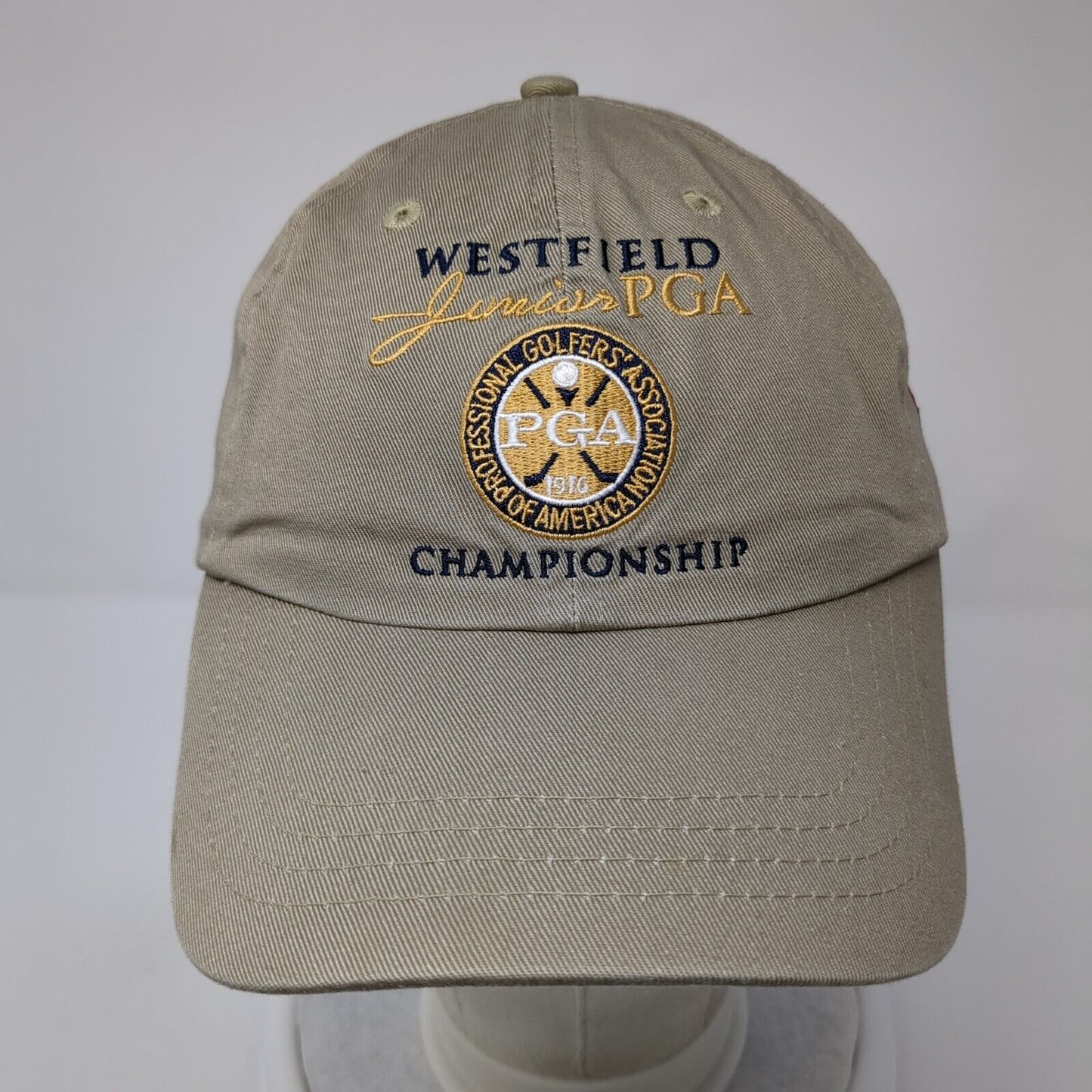 Westfield Junior PGA Championship Slideback Hat Tan One Size American Dry Goods
