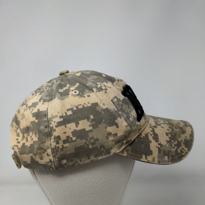 Army Strapback Hat Camo OSFA Adjustable Embroidered Rothco 6 Panel