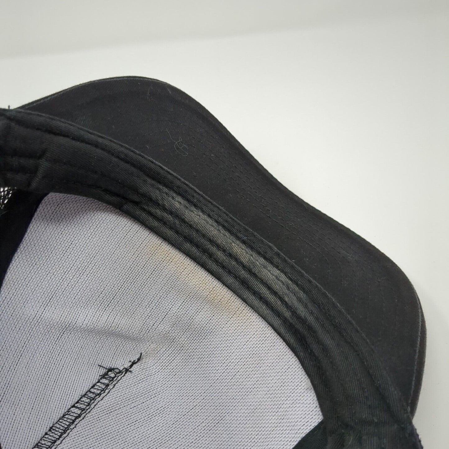 Santa Cruz Snapback Trucker Hat Black One Size Mesh Back Adjustable