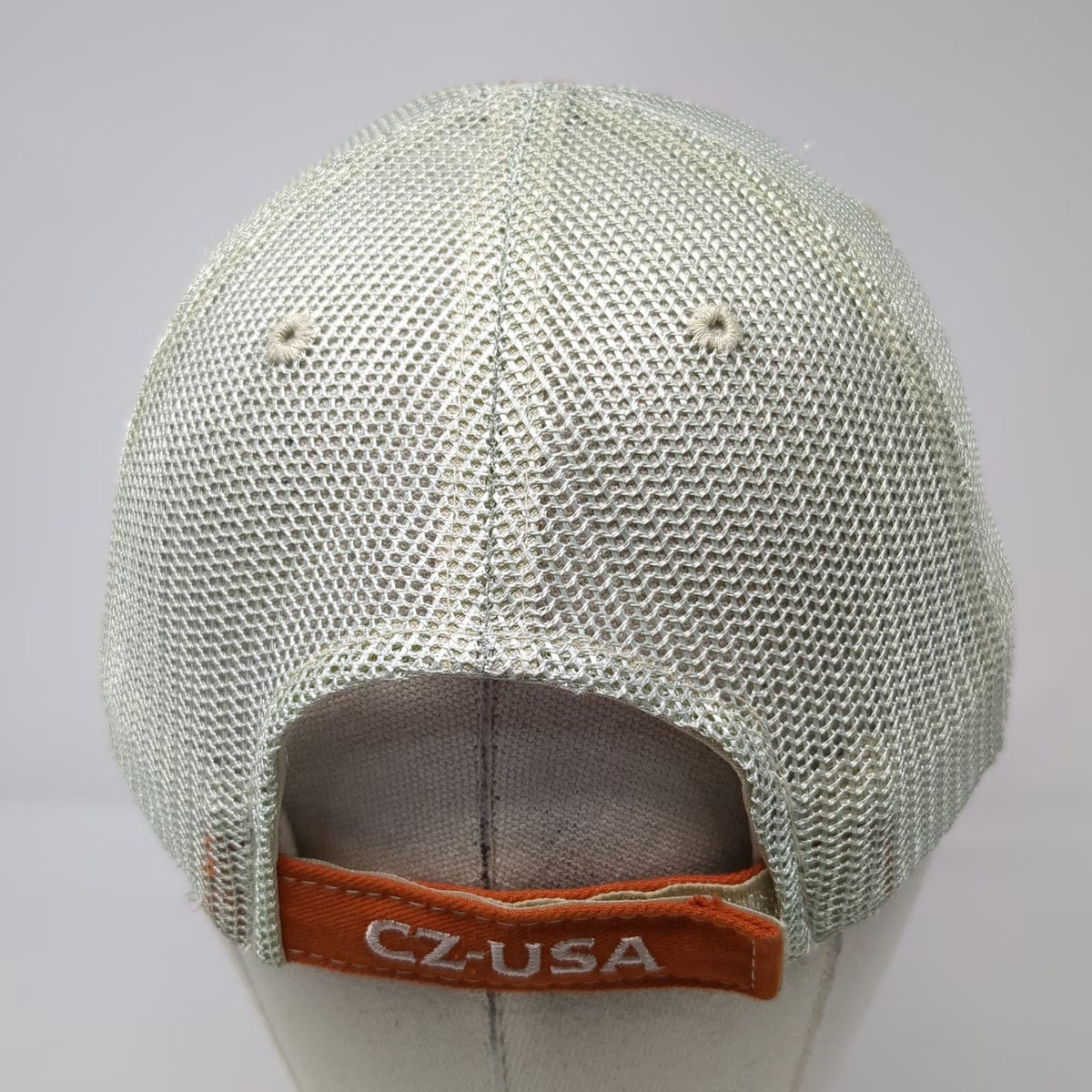 CZ-USA Baseball Cap Orange One Size Strapback Mesh Back Protect Hunt Compete Hat