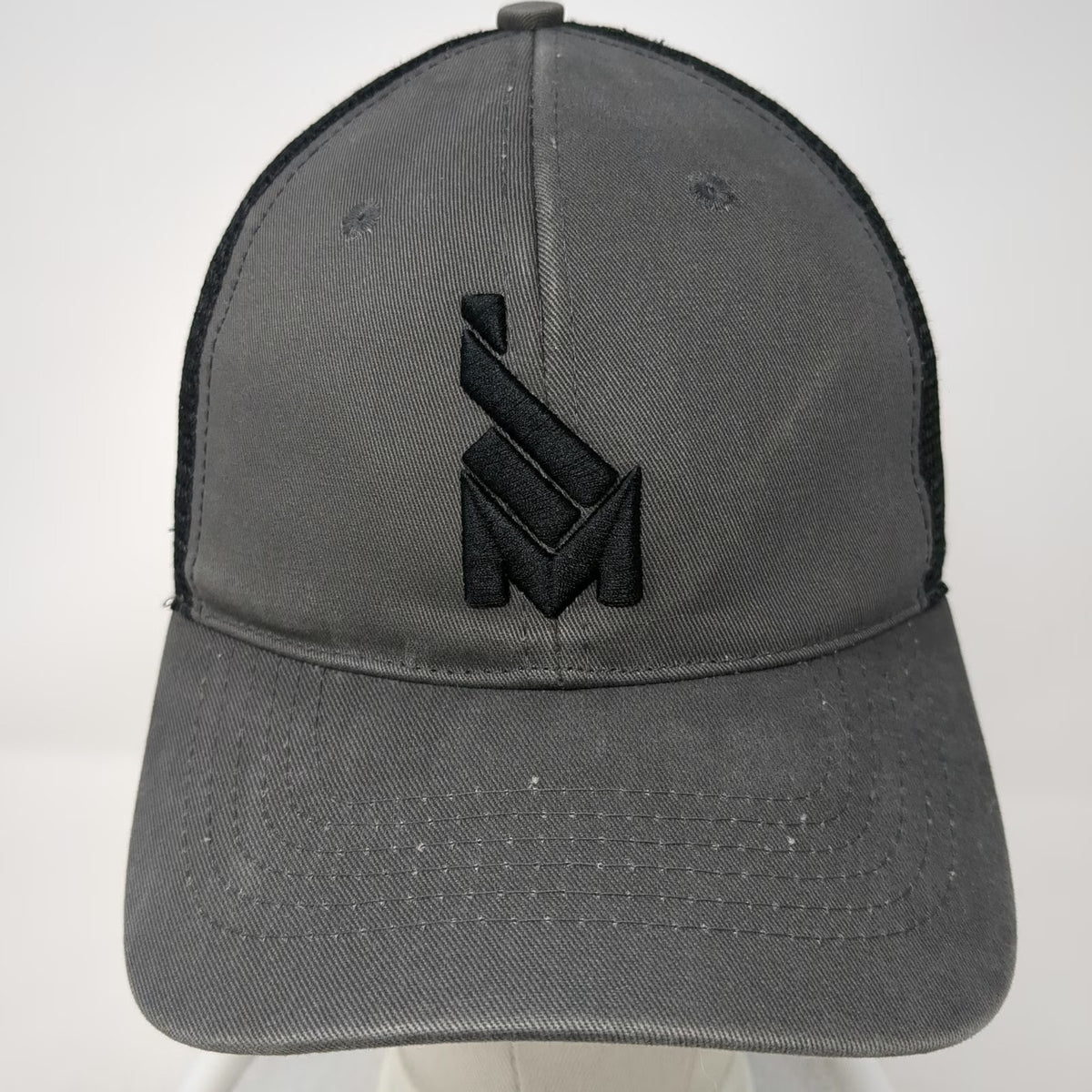 Name Trucker Hat Gray One Size Mission43 Mesh Back Snapback Graphic Brim