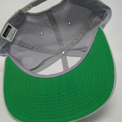 Headmaster Snapback Gray One Size Hat ACT Transportation Flat Brim Green Under