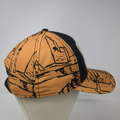 Mesa Verde National Park Baseball Cap Orange Black One Size Cliff Dwelling Hat