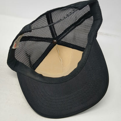 Young An Trucker Hat Black White OSFM Rocky Mountain Electric Mesh Snapback Logo