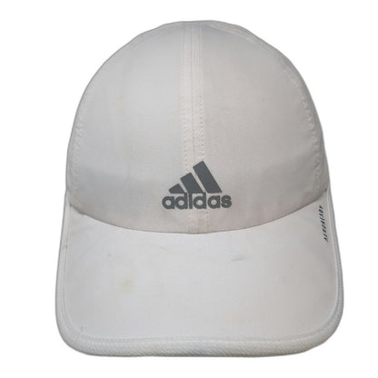 Adidas White OSFM Baseball Cap Aeroready Mesh Performance Strapback Sport Hat