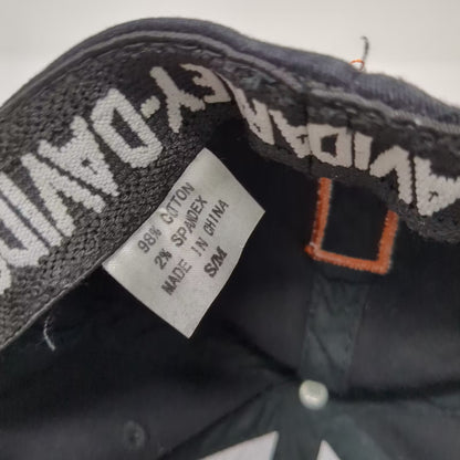 Harley-Davidson Las Vegas Nevada Embroidered Baseball Cap Black Orange SZ M Hat