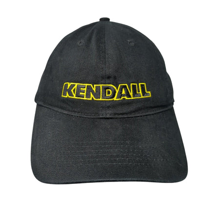 Kendall Strapback Hat Black One Size Adjustable Embroidered Pacific Headwear
