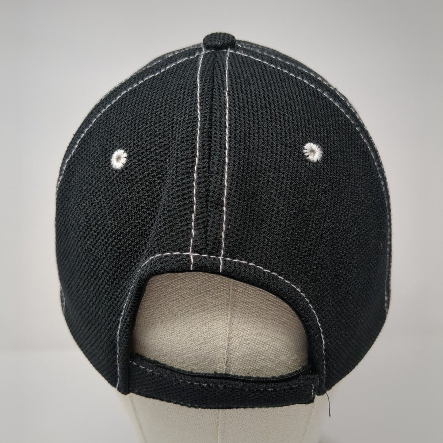 Big Green Egg Strapback Hat Black One Size Adjustable Embroidered Polyester