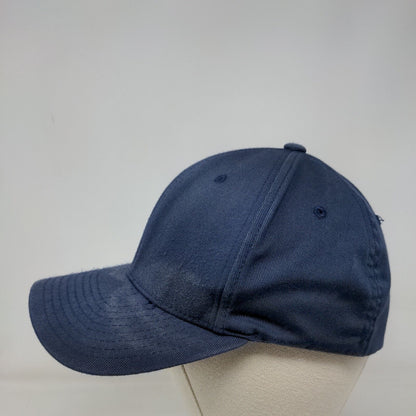 Flexfit Yupoong Fitted Hat Blue Small/Medium Solid Blank 6 Panel