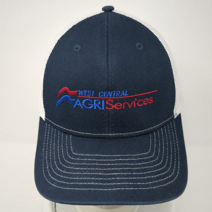 West Central Agri Services Mesh Back Trucker Hat Blue One Size Paramount