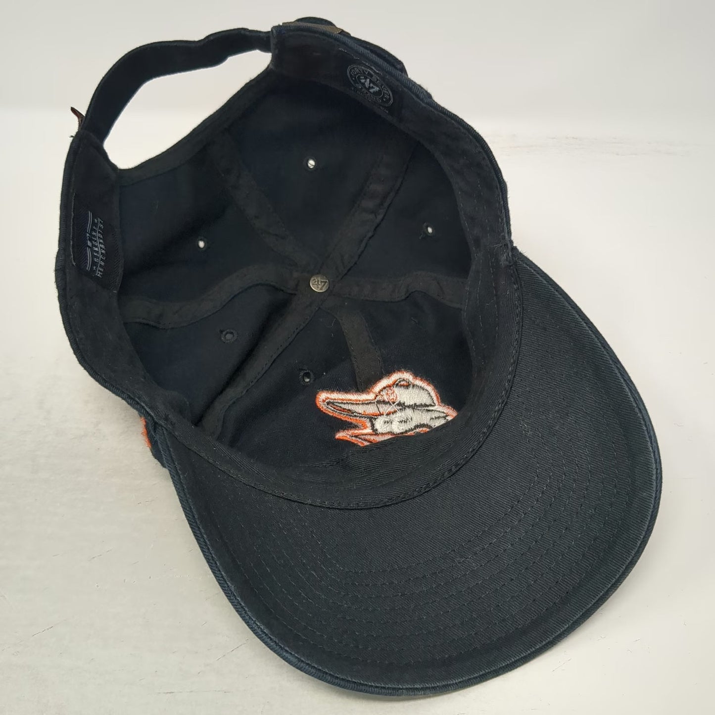 Baltimore Orioles MLB '47 Baseball Cap Black One Size Cotton Strapback Hat