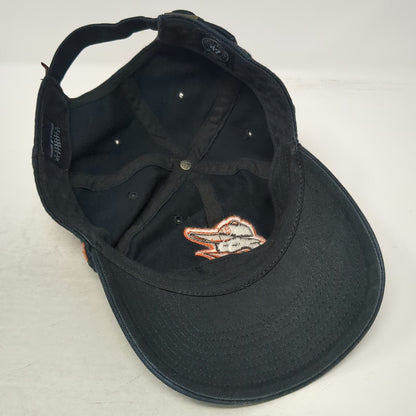 Baltimore Orioles MLB '47 Baseball Cap Black One Size Cotton Strapback Hat