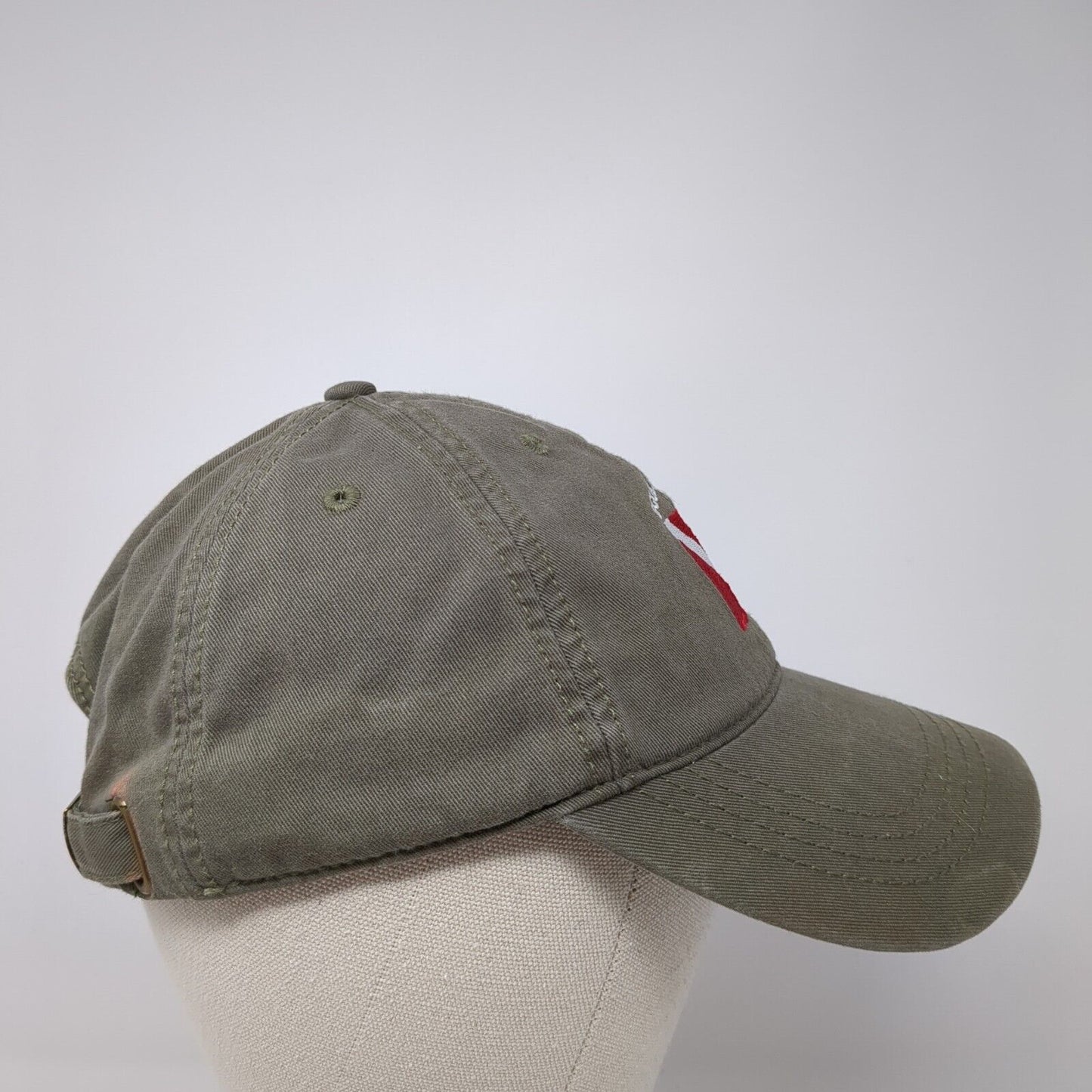Scuba Diver Slideback Golf Hat Green One Size Adjustable Cap America