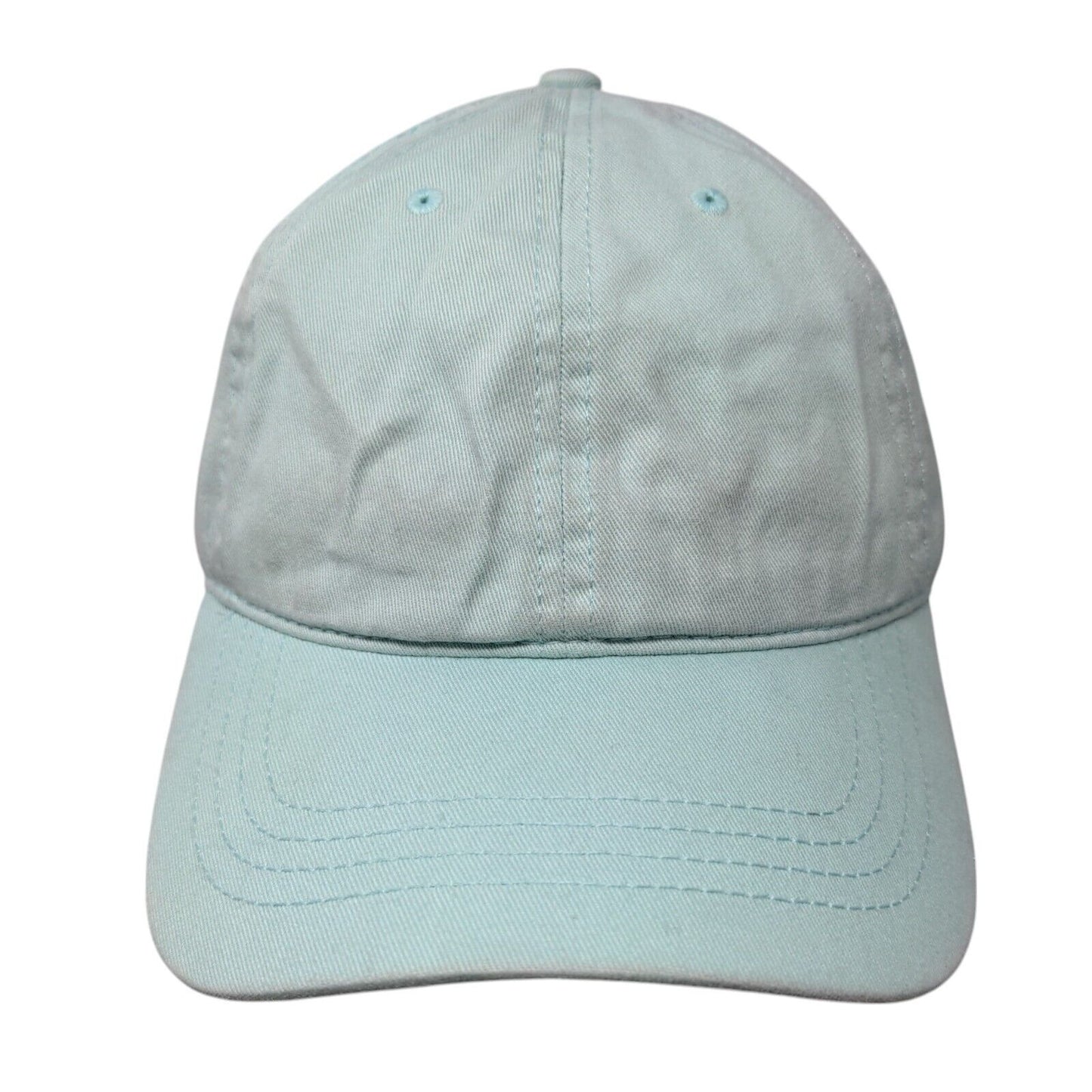 Cap America Slideback Hat Greenish-Blue OSFA Adjustable Solid Blank