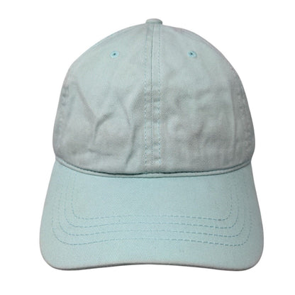 Cap America Slideback Hat Greenish-Blue OSFA Adjustable Solid Blank