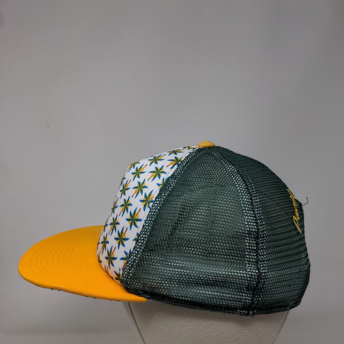 Pacific Counter Snapback Trucker Hat Multicolor OS Adjustable Mesh Back Pukka