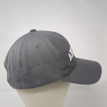 Alcatraz Strapback Hat Gray One Size Adjustable Embroidered 6 Panel Lanza