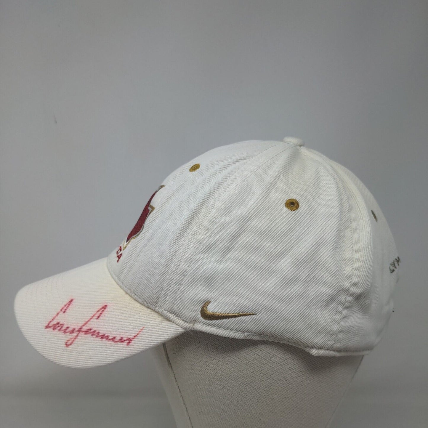 Nike Vancouver Olympics 2010 Men's Fitted Hat White L-XL Canada Signed Autograph