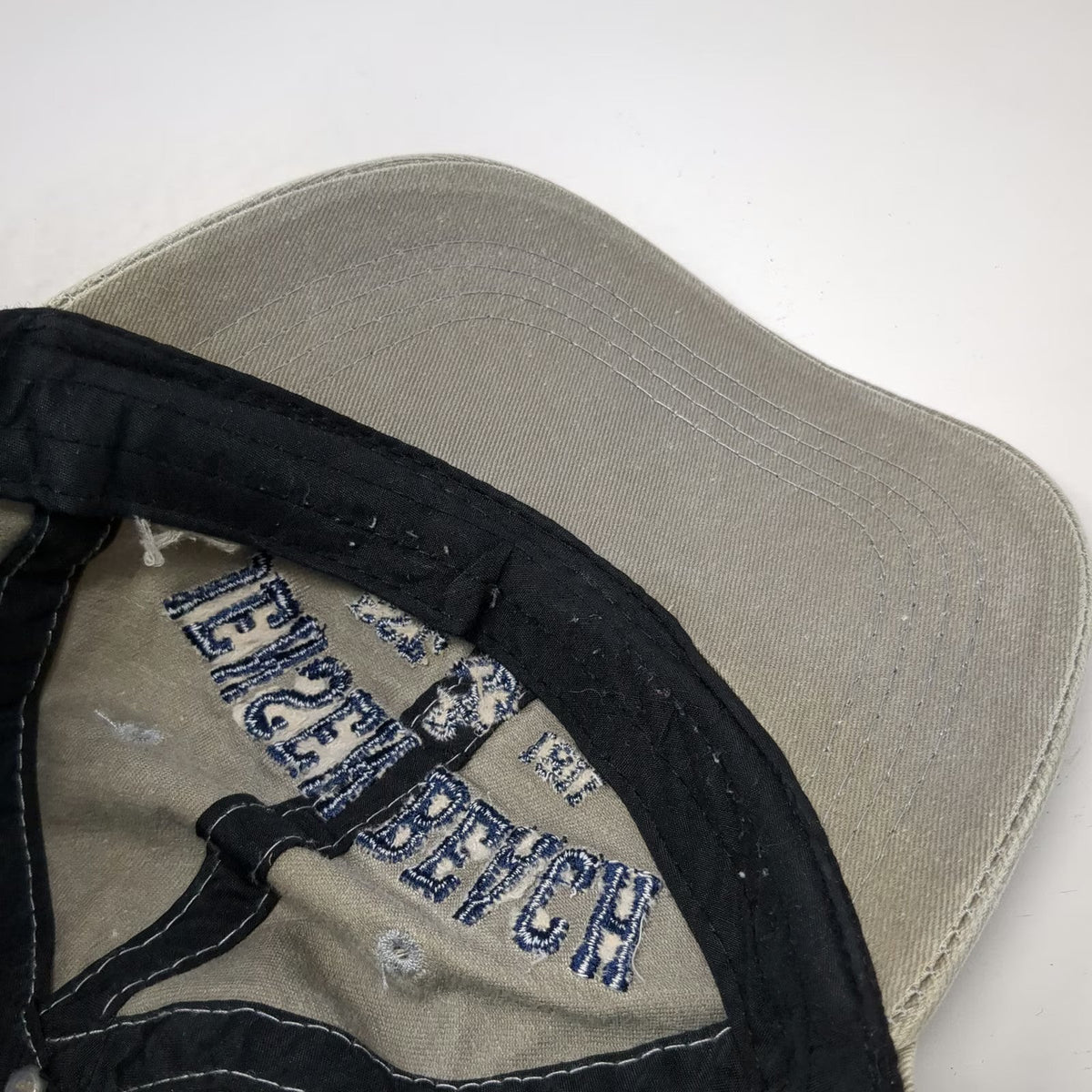 Durnin Water Baseball Cap Beige One Size Jensen Beach Florida Anchor Hat
