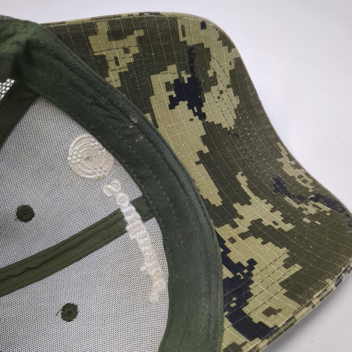 Southwire Trucker Hat Green Digital Camo One Size Mesh Snapback Wounded Warrior
