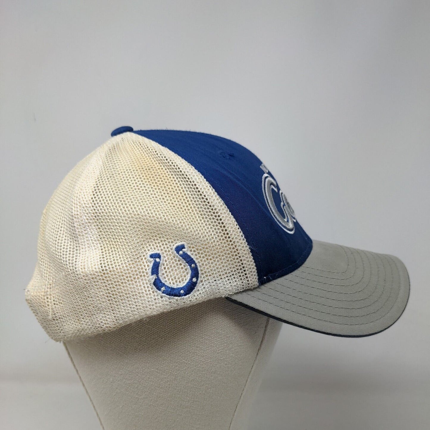 Reebok Men's Snapback Mesh Back Hat Multicolor Size OSFA Indianapolis Colts Logo