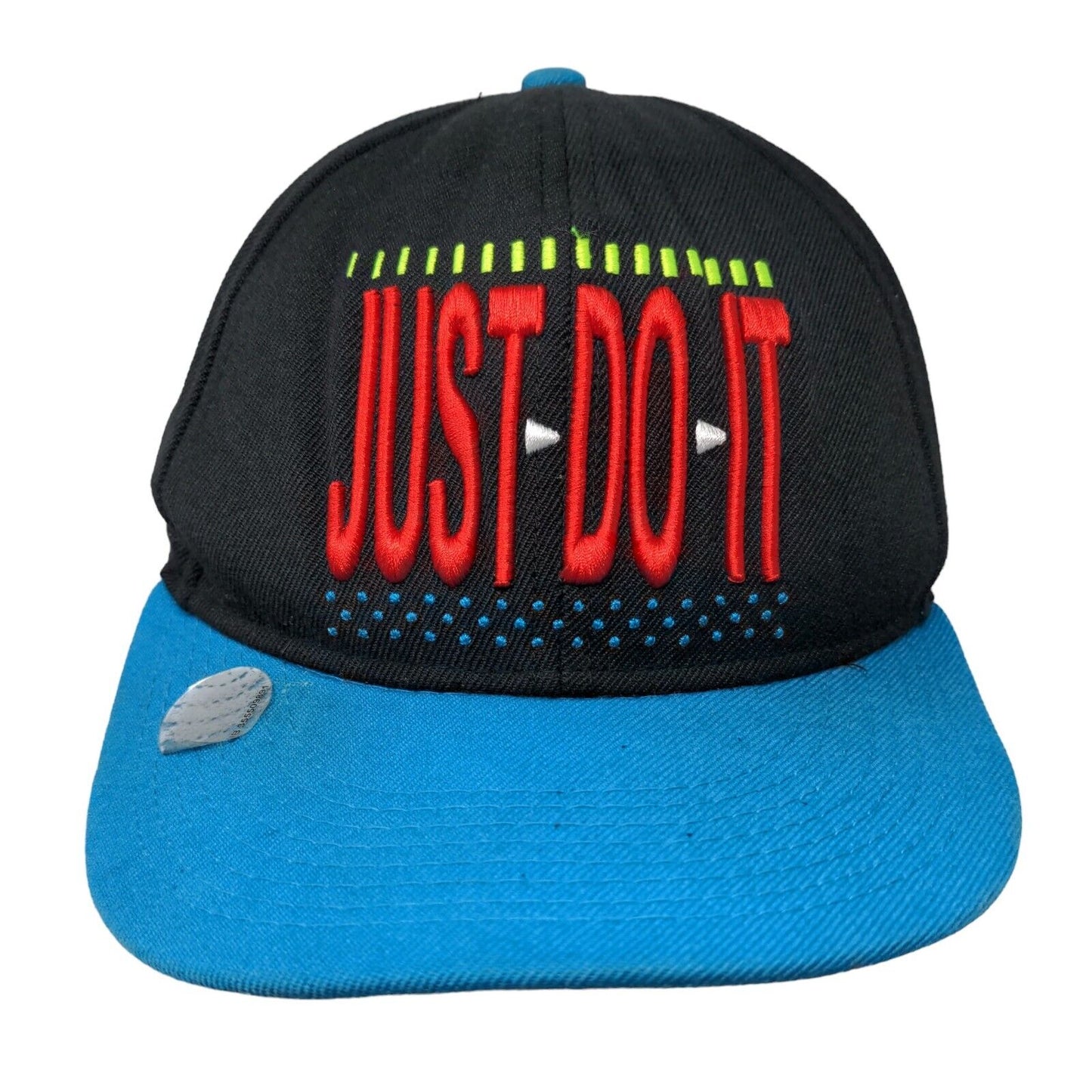 Just Do It Snapback Hat Multicolor OSFM Adjustable Embroidered Swoosh Nike True