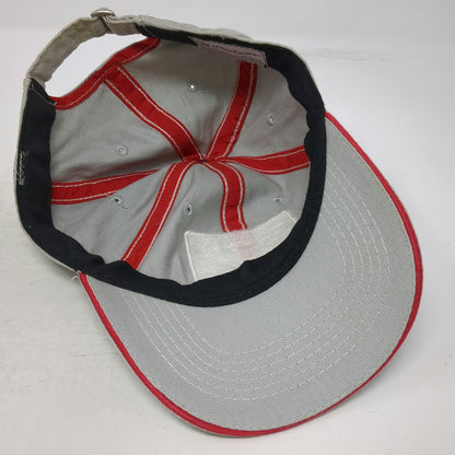 Signatures Coors Light Baseball Cap Gray One Size Red Trim Slideback Hat Patch