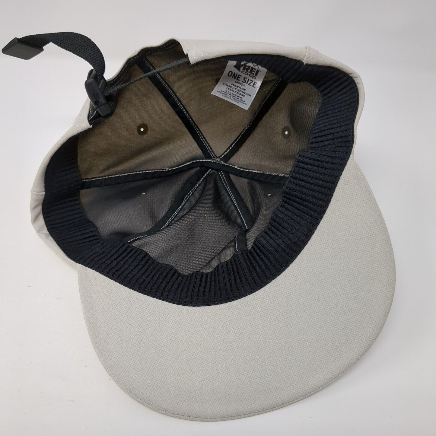 REI Cooperative Strapback Hat Tan One Size Adjustable Solid 6 Panel
