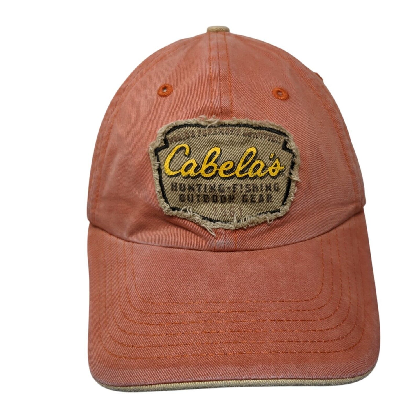 Cabela's Hunting Fishing Outdoor Gear Slideback Hat Orange One Size